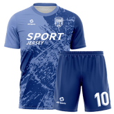水色い迷彩ユニフォーム サッカー